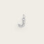 Lettre J en Or Blanc