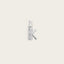 Lettre K en Or Blanc