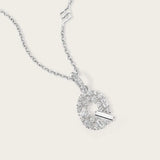 Pendentif Q Or Blanc