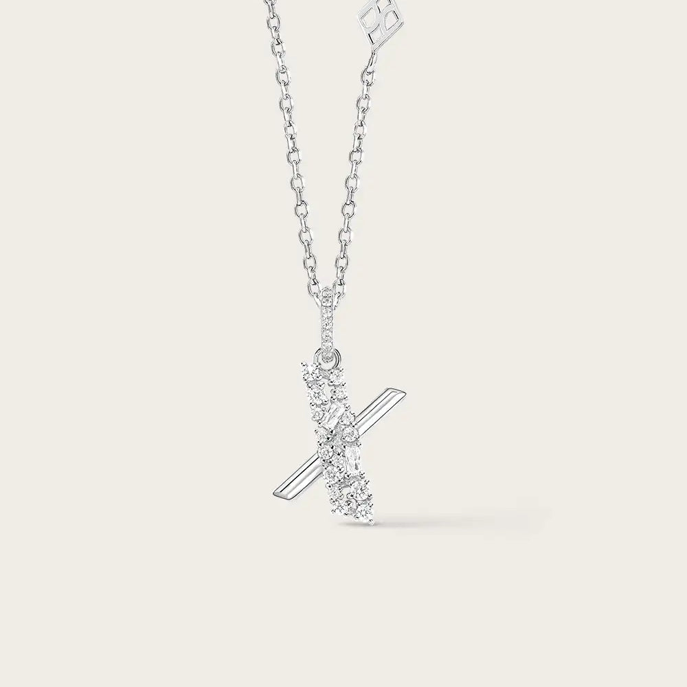White Gold Pendant X