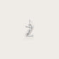 Lettre Z en Or Blanc 