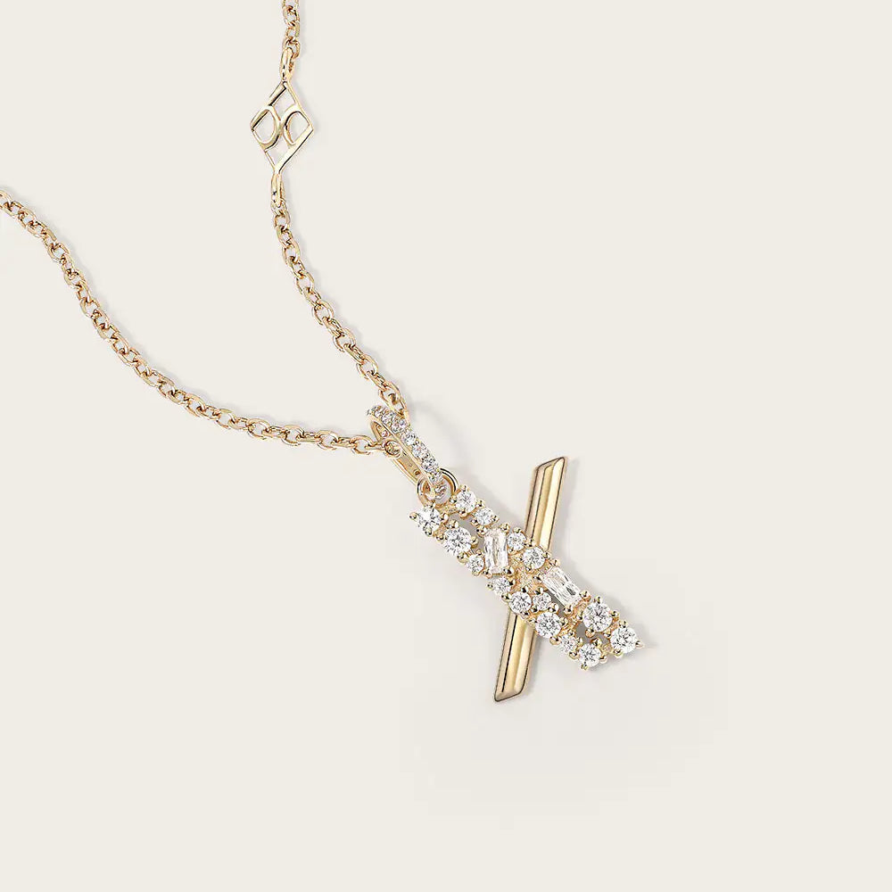 Yellow Gold Pendant X