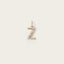 Lettre Z en Or Jaune 