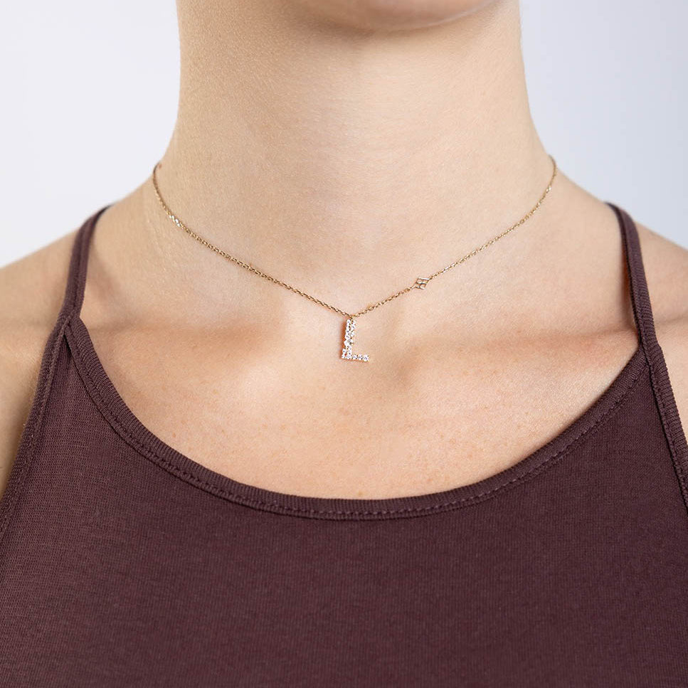 Collier Infini 2 carats Or Jaune