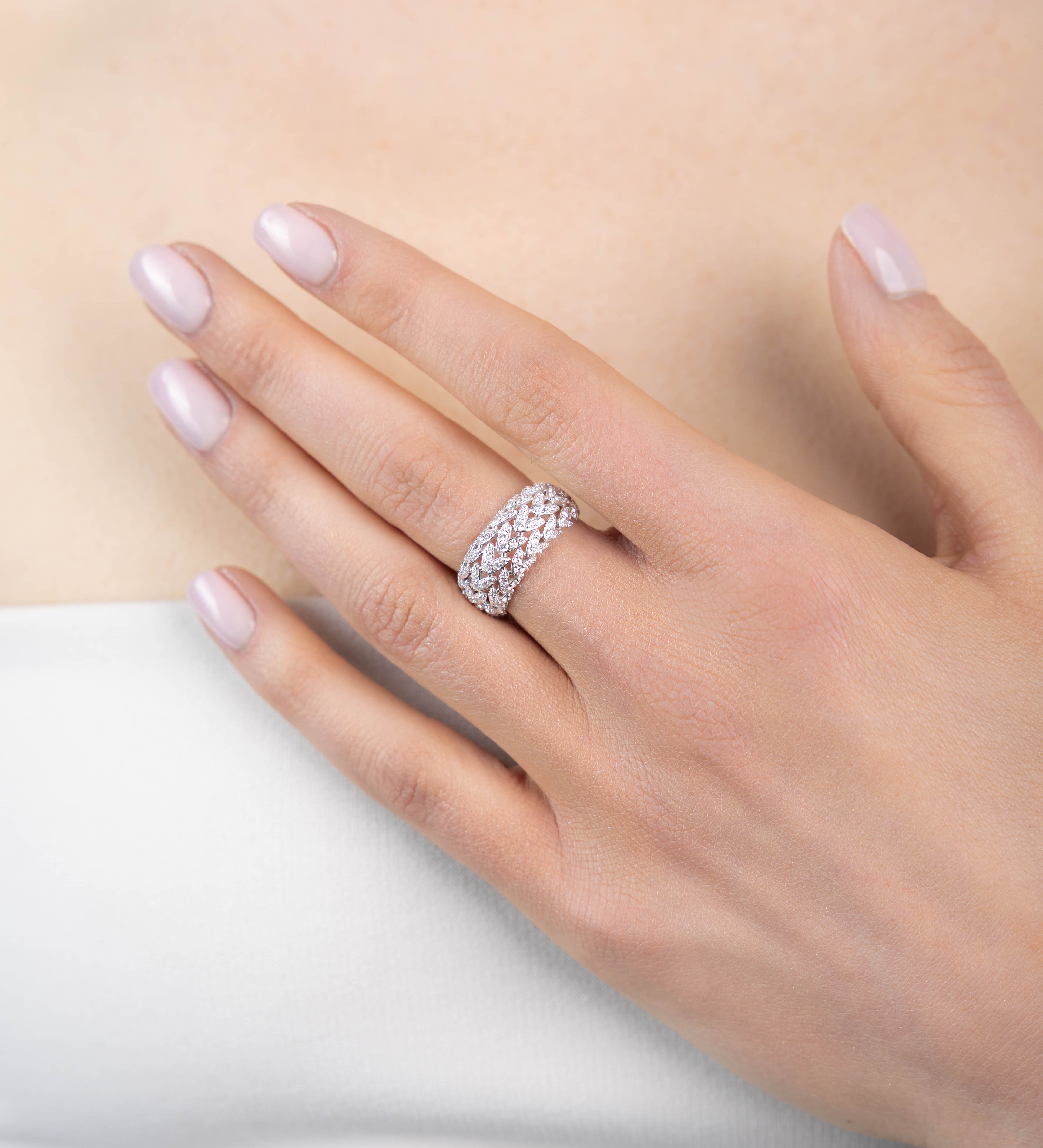 Bague Alaïa en Or Blanc