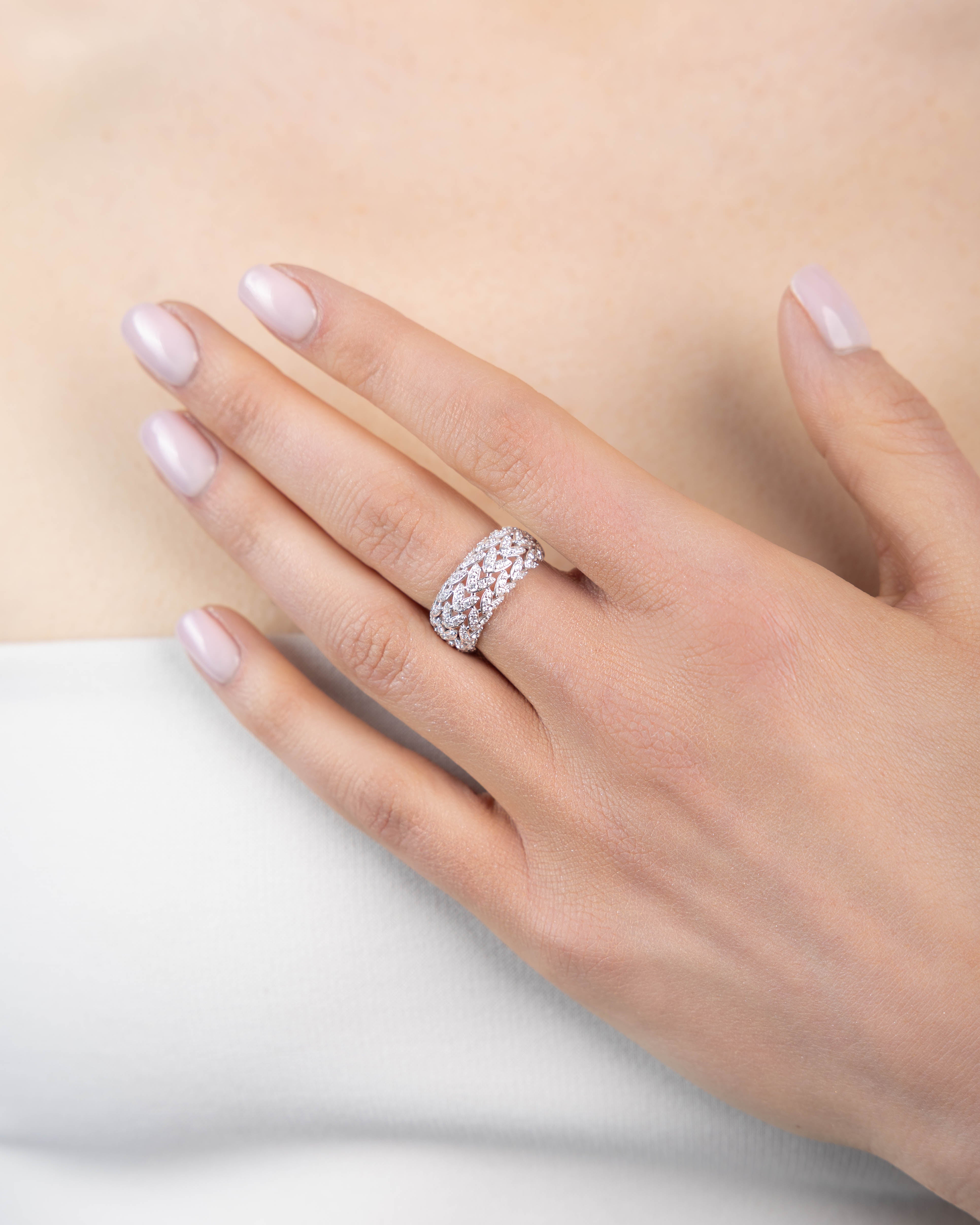 Bague Alaïa en Or Blanc