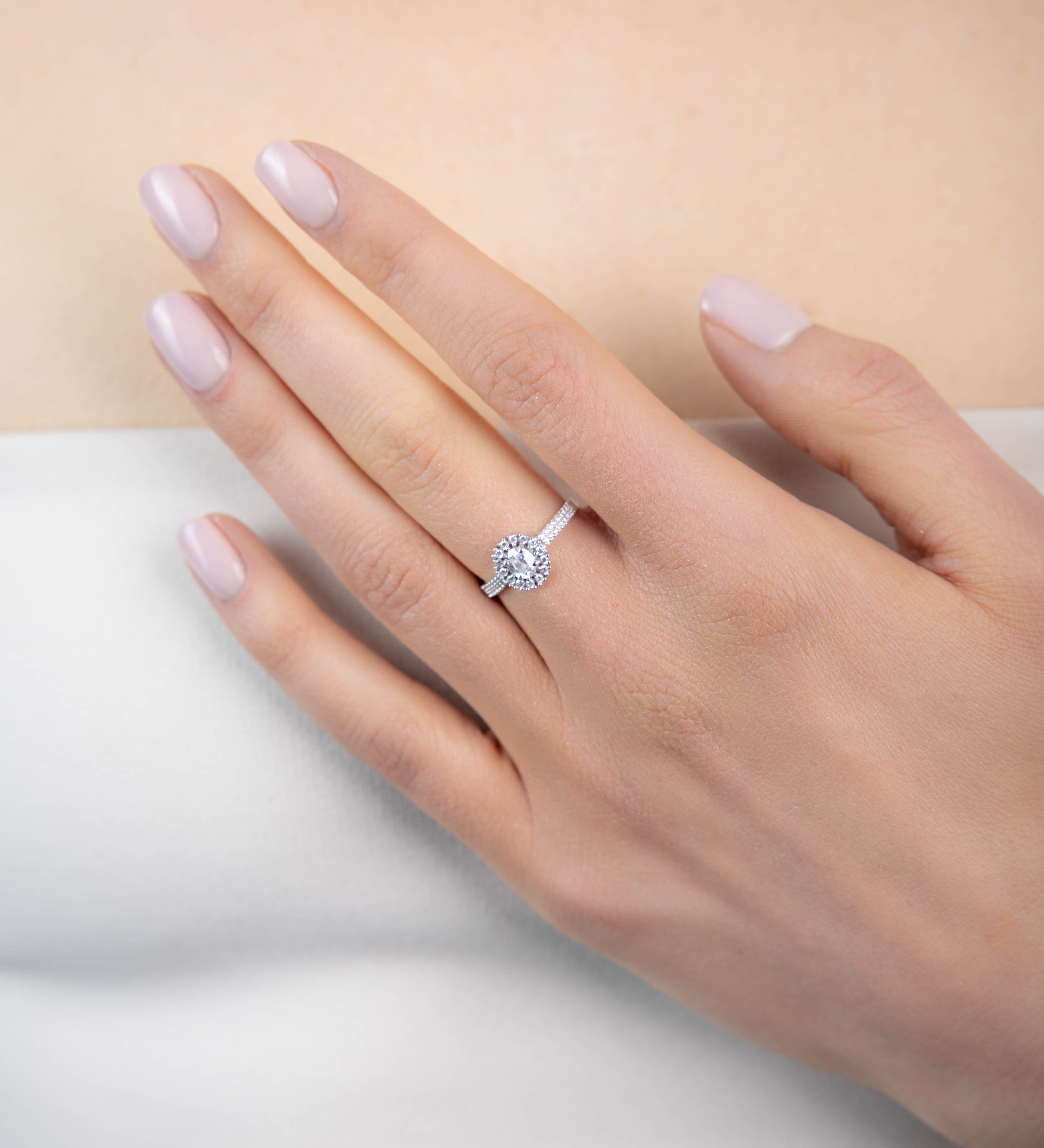 Bague Hanae en Or blanc