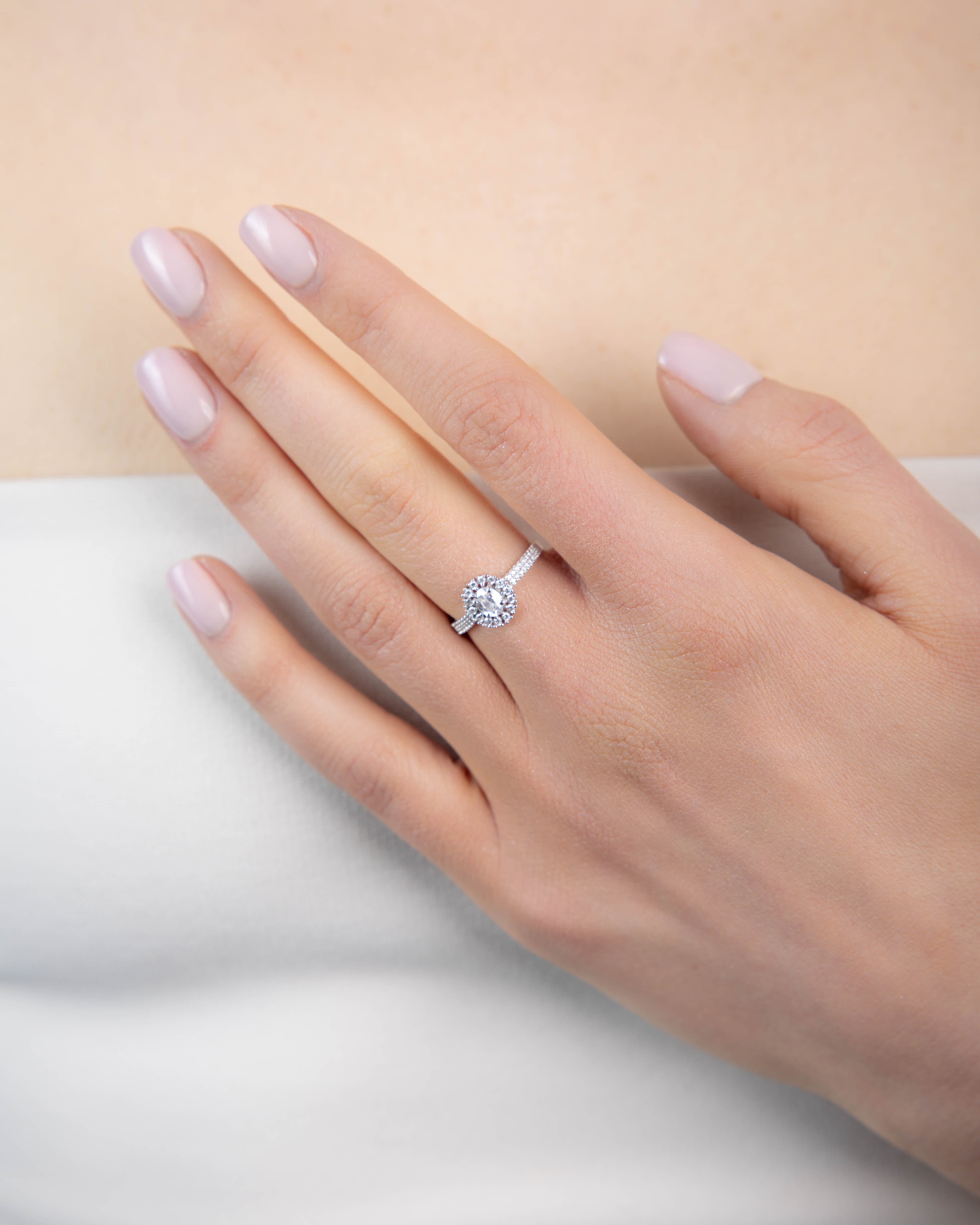 Bague Hanae en Or blanc