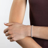 Bracelet Gaia 4 carats en or blanc