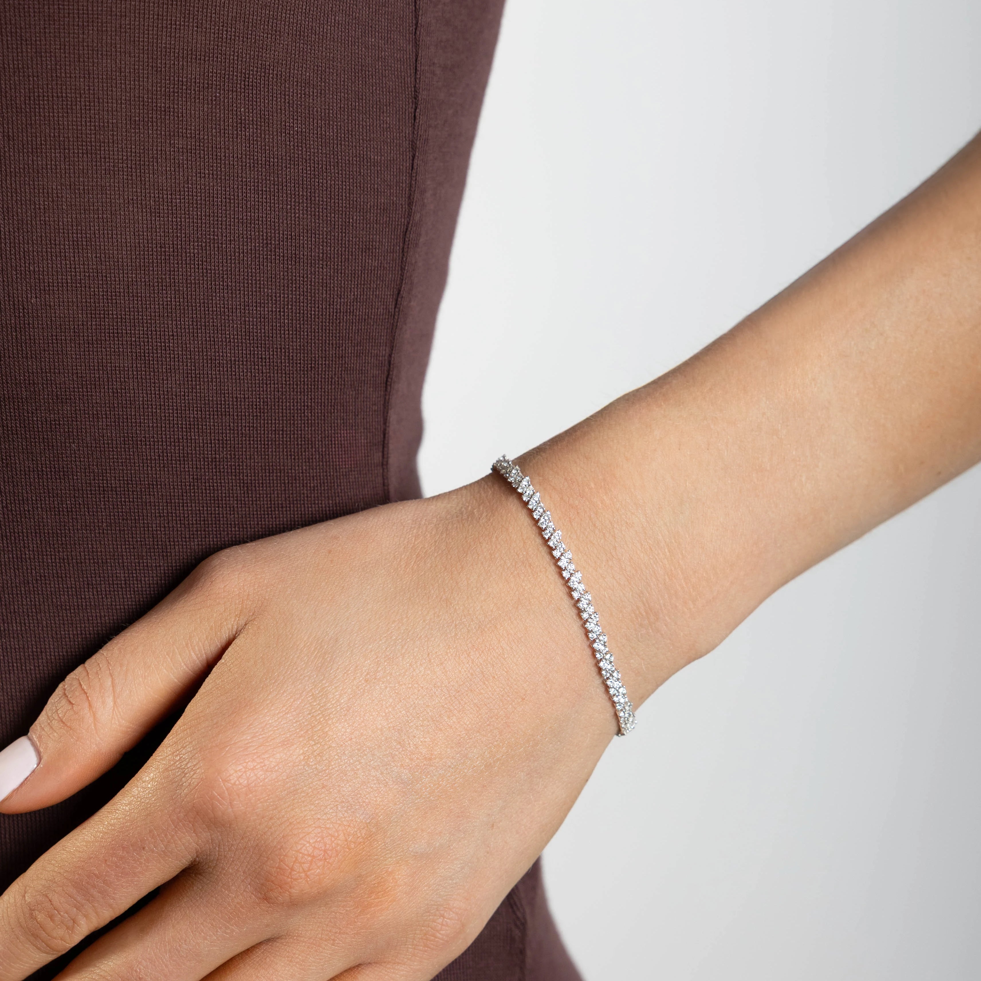 Rivière bracelet 2 carats