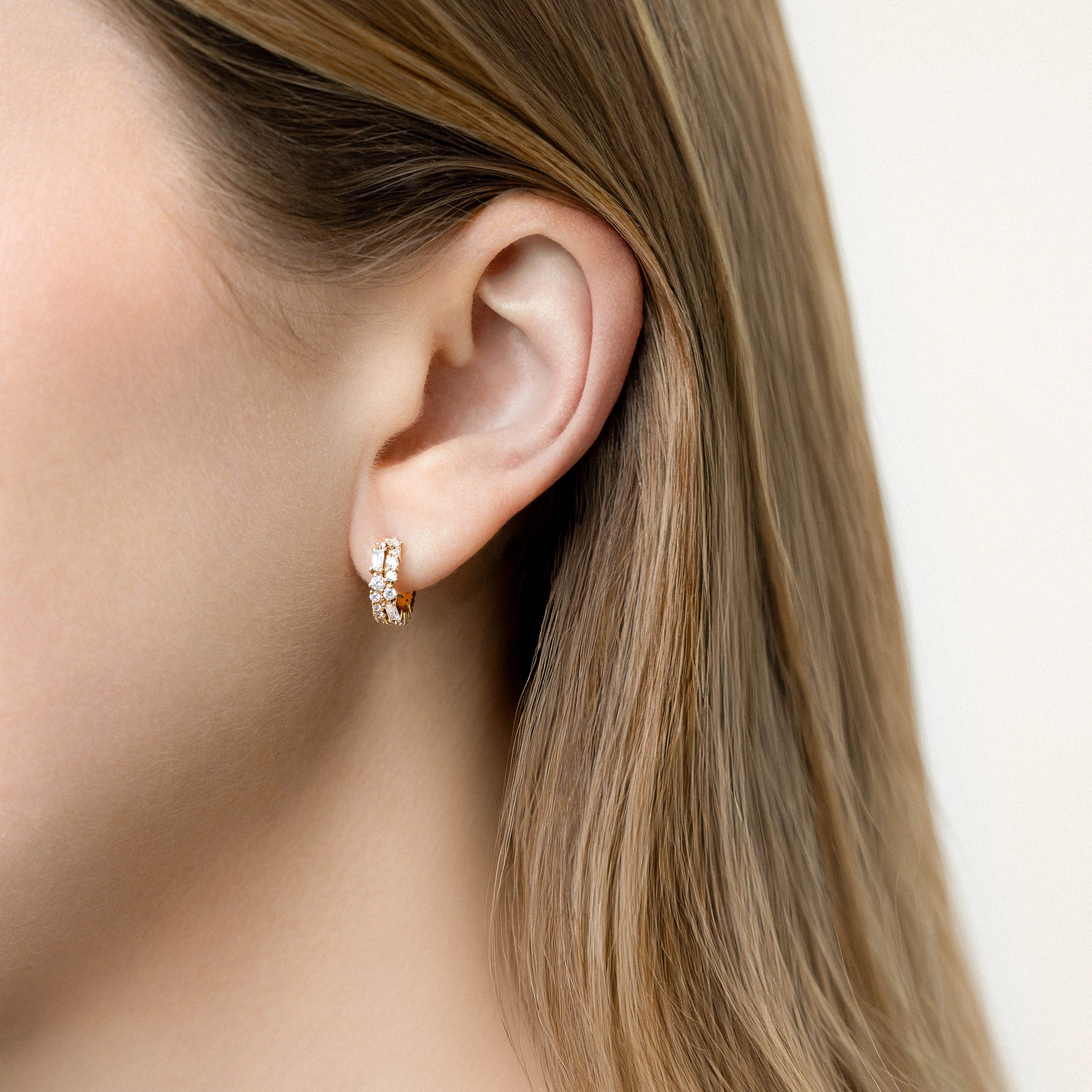 Boucles d'oreilles Ophélie Créoles