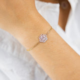 Bracelet Flora en or jaune 