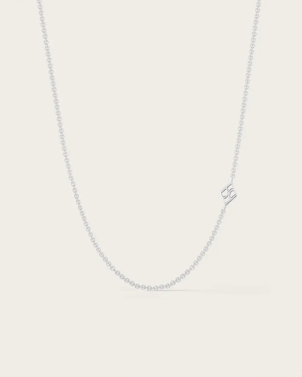 Chaine Large en Or Blanc 