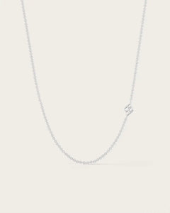 Chaine Large en Or Blanc 