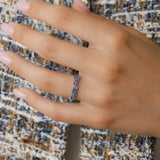 Bague Ophélie Bleue Or Blanc