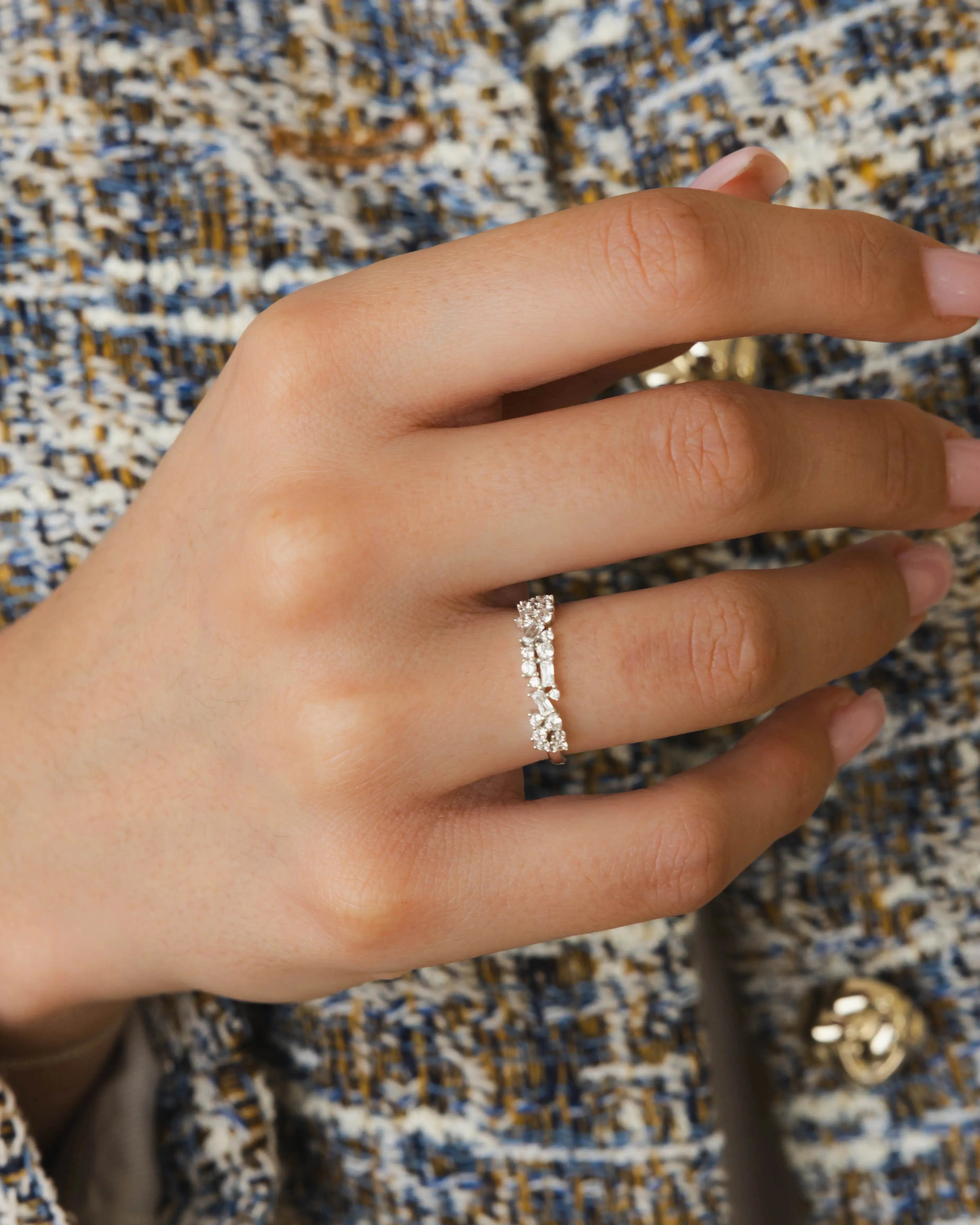 Bague Ophélie Or Blanc