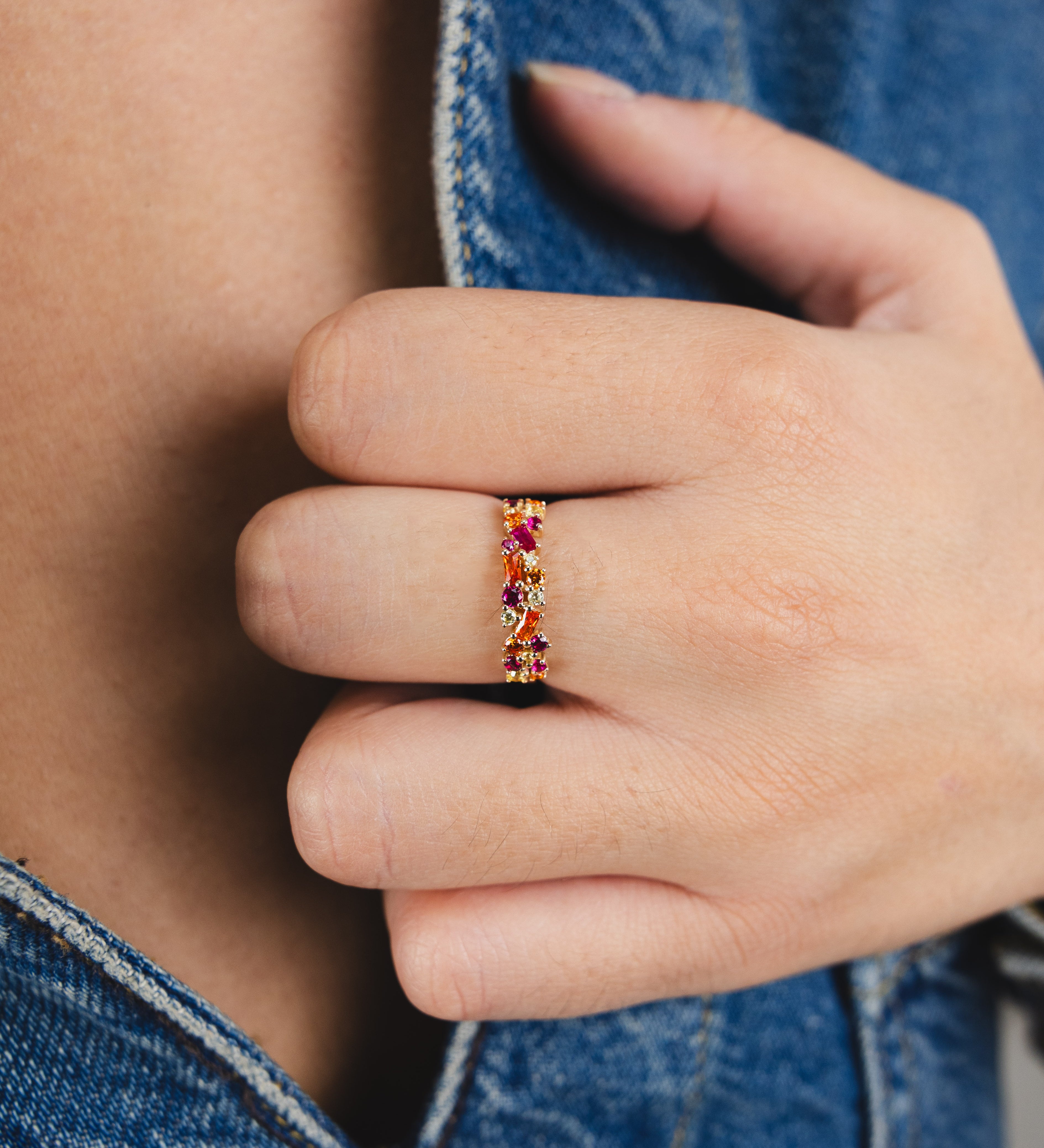 Bague Ophélie Rosée en or jaune