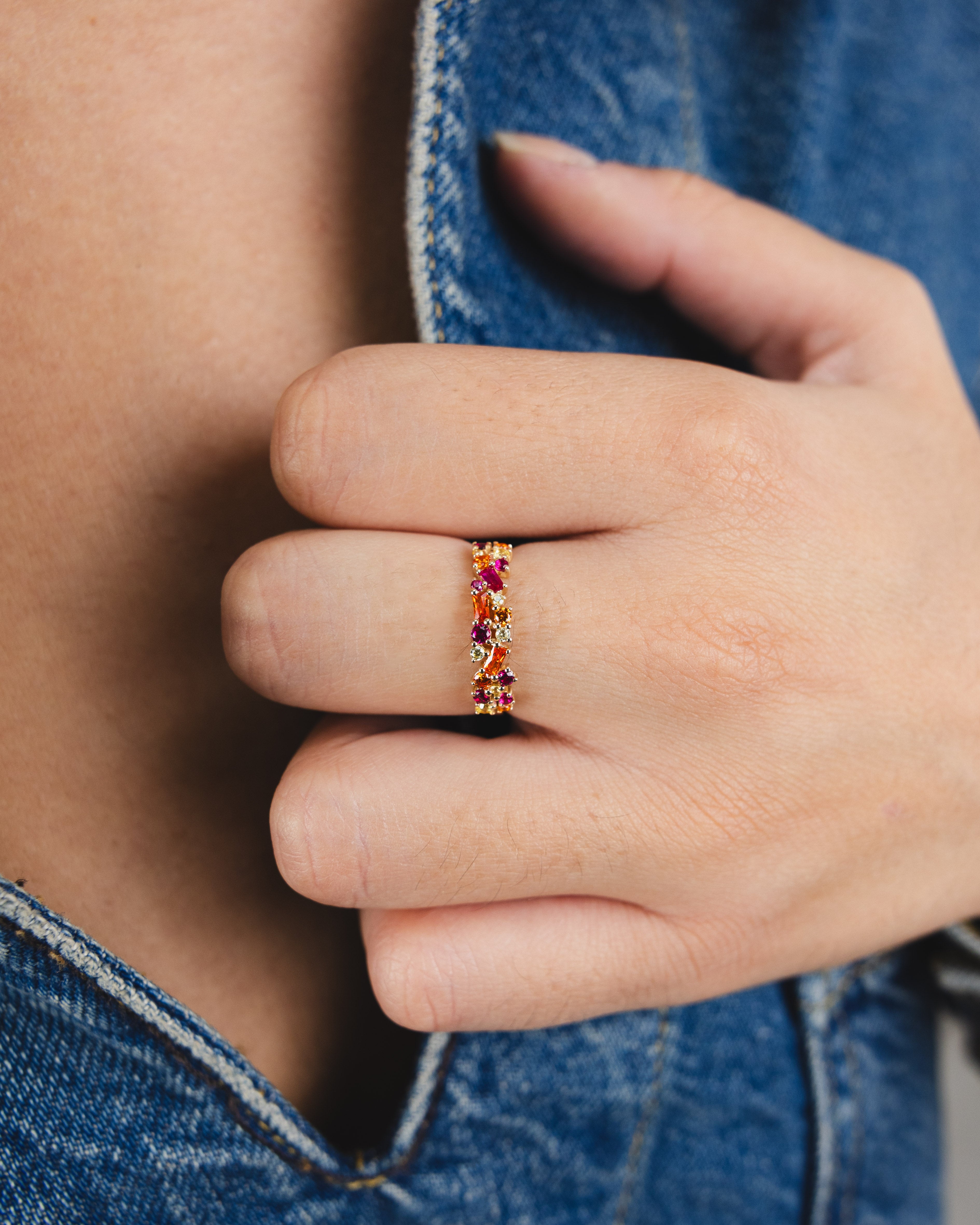 Bague Ophélie Rosée en or jaune