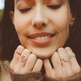 Bague Flora en or jaune