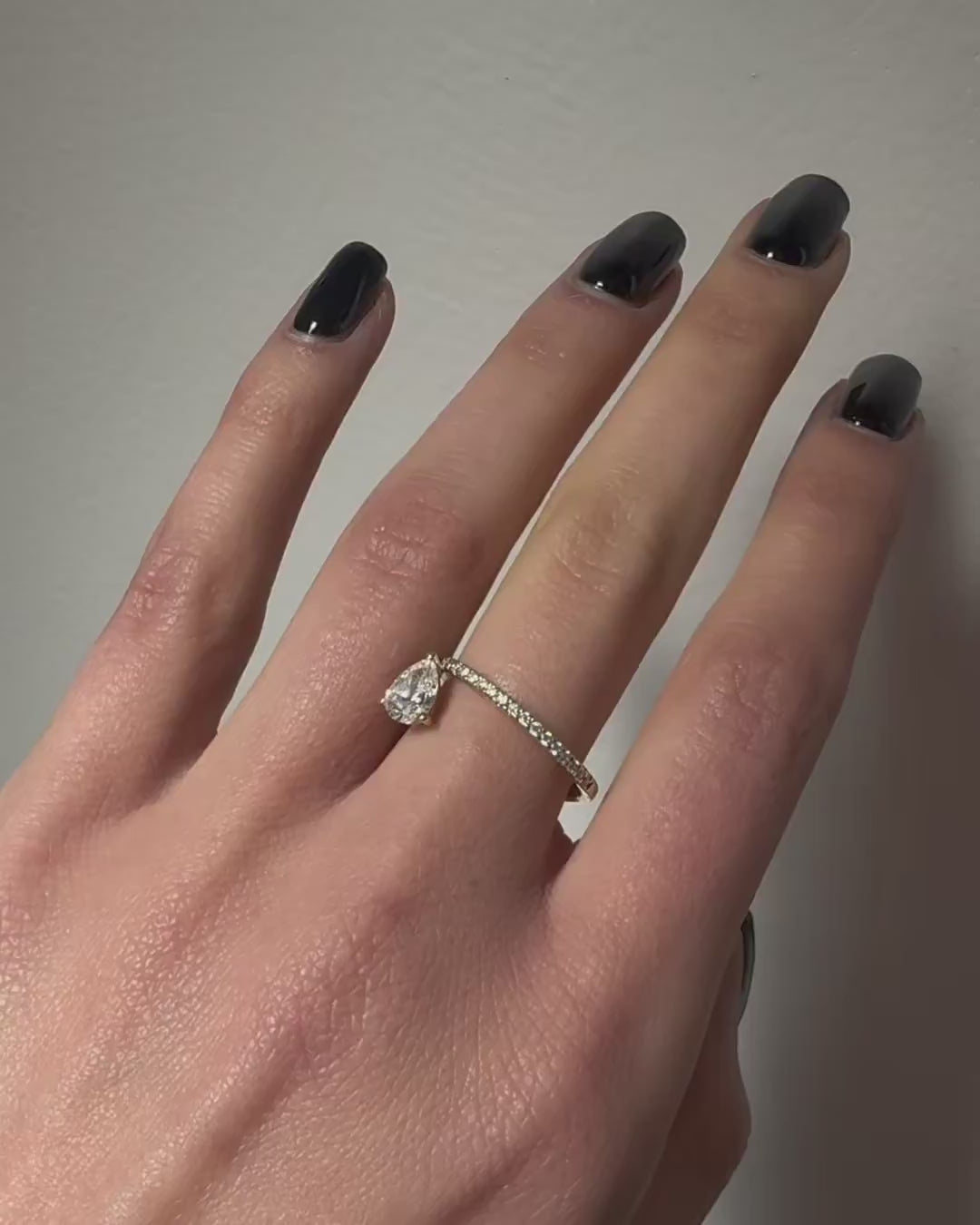 Bague Angélique 0.89 carat en Or Jaune