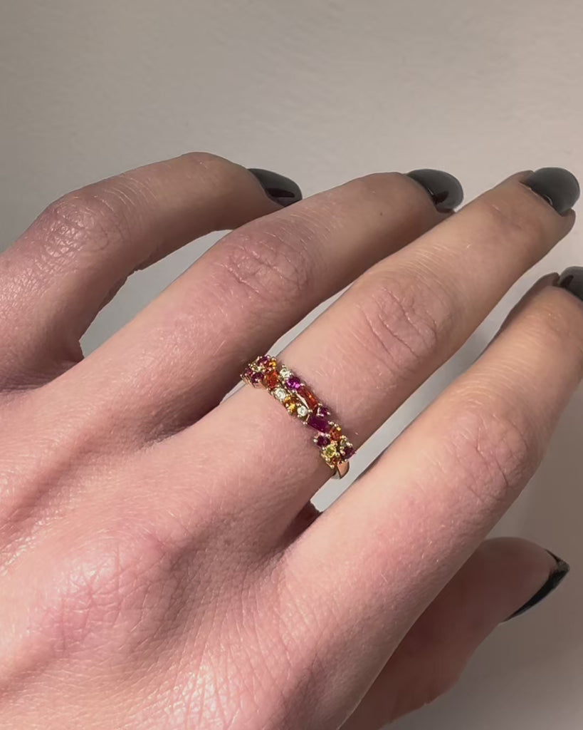 Bague Ophélie Rosée en or jaune